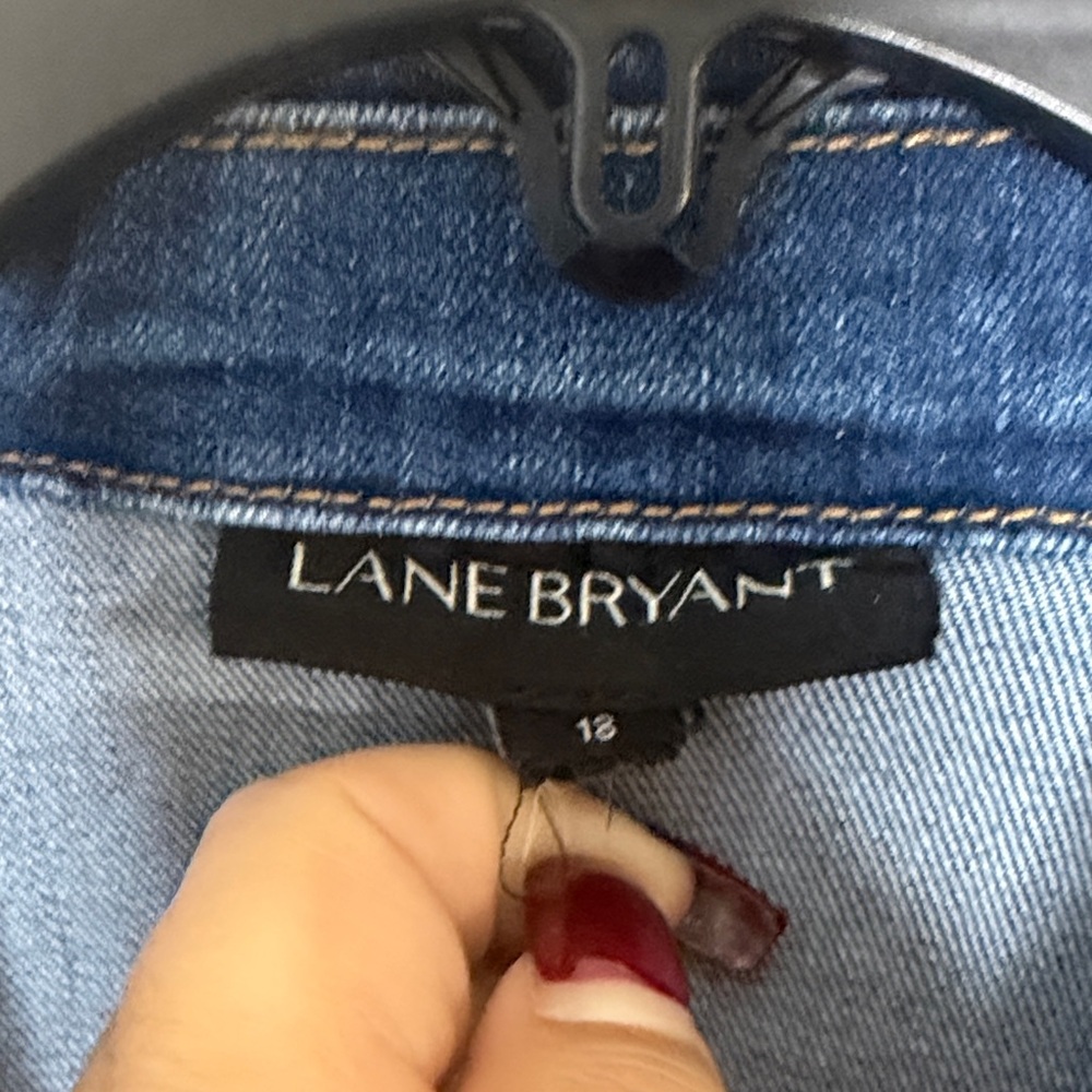 Lane Bryant Classic Blue Denim Jacket Size 18 - Picture 5 of 16